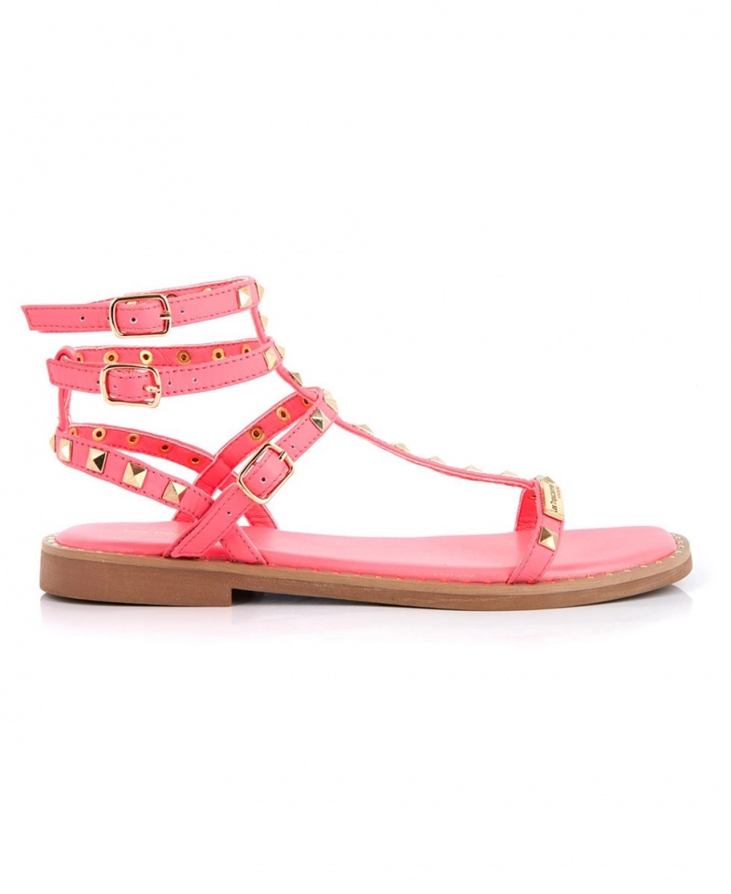 Sandales spartiates Les Tropeziennes CORALIE Ankle-strap Rose Femme|KPEV-11977770